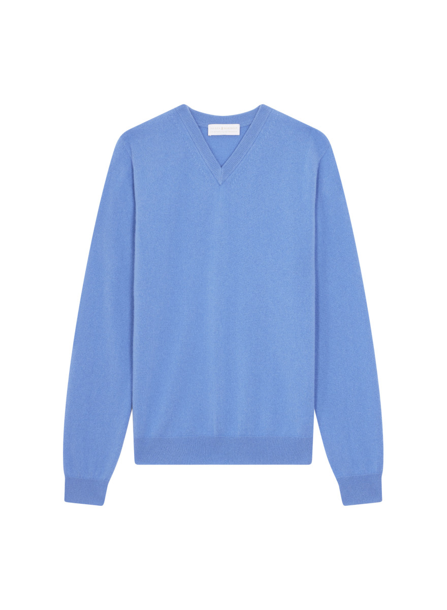 Suéter de cashmere com decote em V - Evann