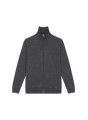 Zipped vest with logo in merino wool - Estian