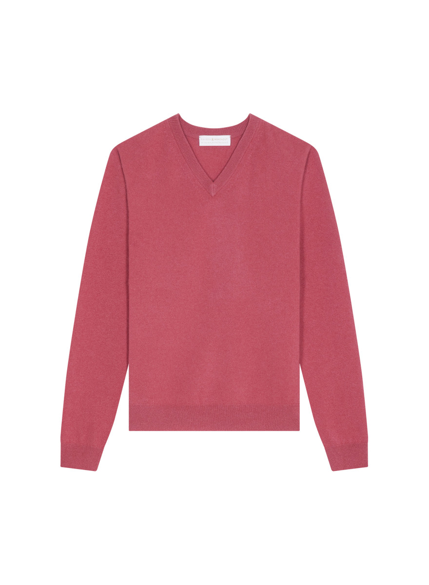 Suéter de cashmere com decote em V - Evann