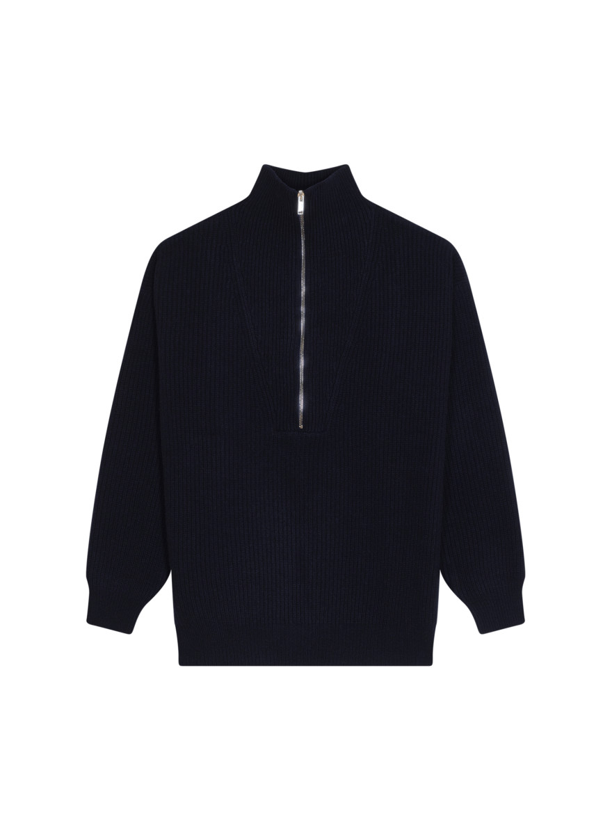 Cashmere-blend turtleneck sweater - French