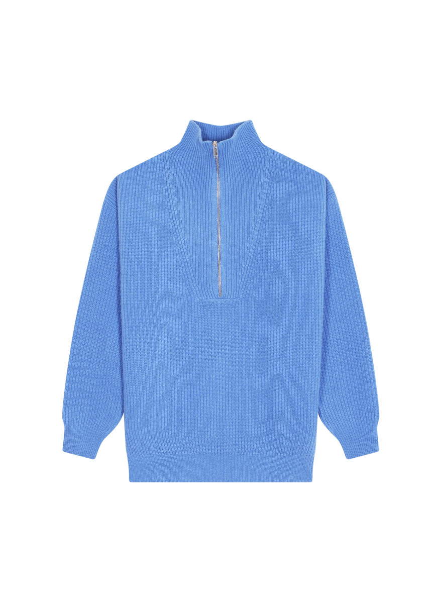 Cashmere-blend turtleneck sweater - French