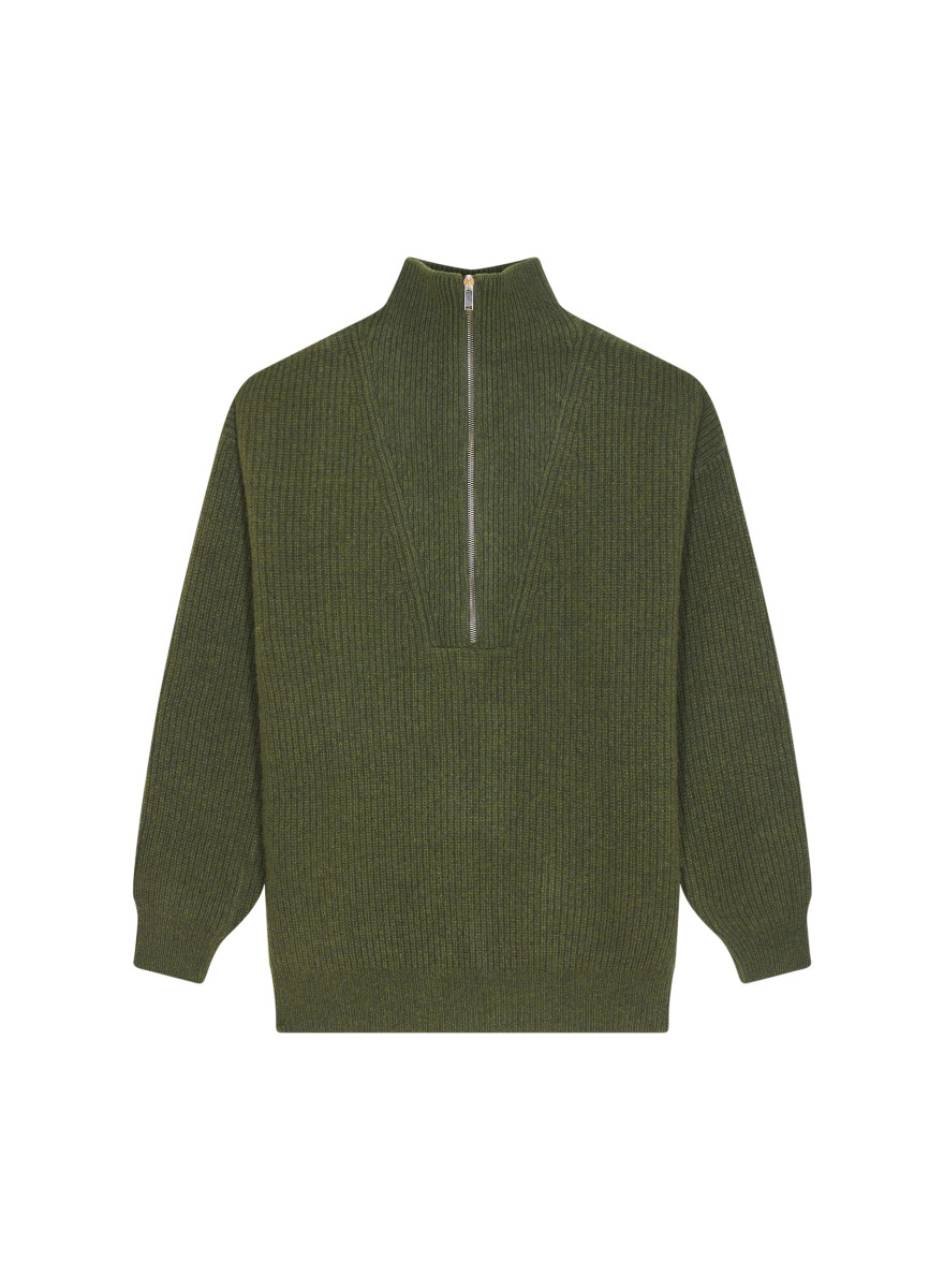 Cashmere-blend turtleneck sweater - French