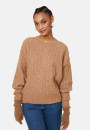 Loose-fit sweater with dots in cocoon wool - Gassia