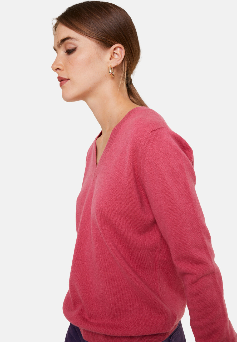 Suéter de cashmere com decote em V - Abel