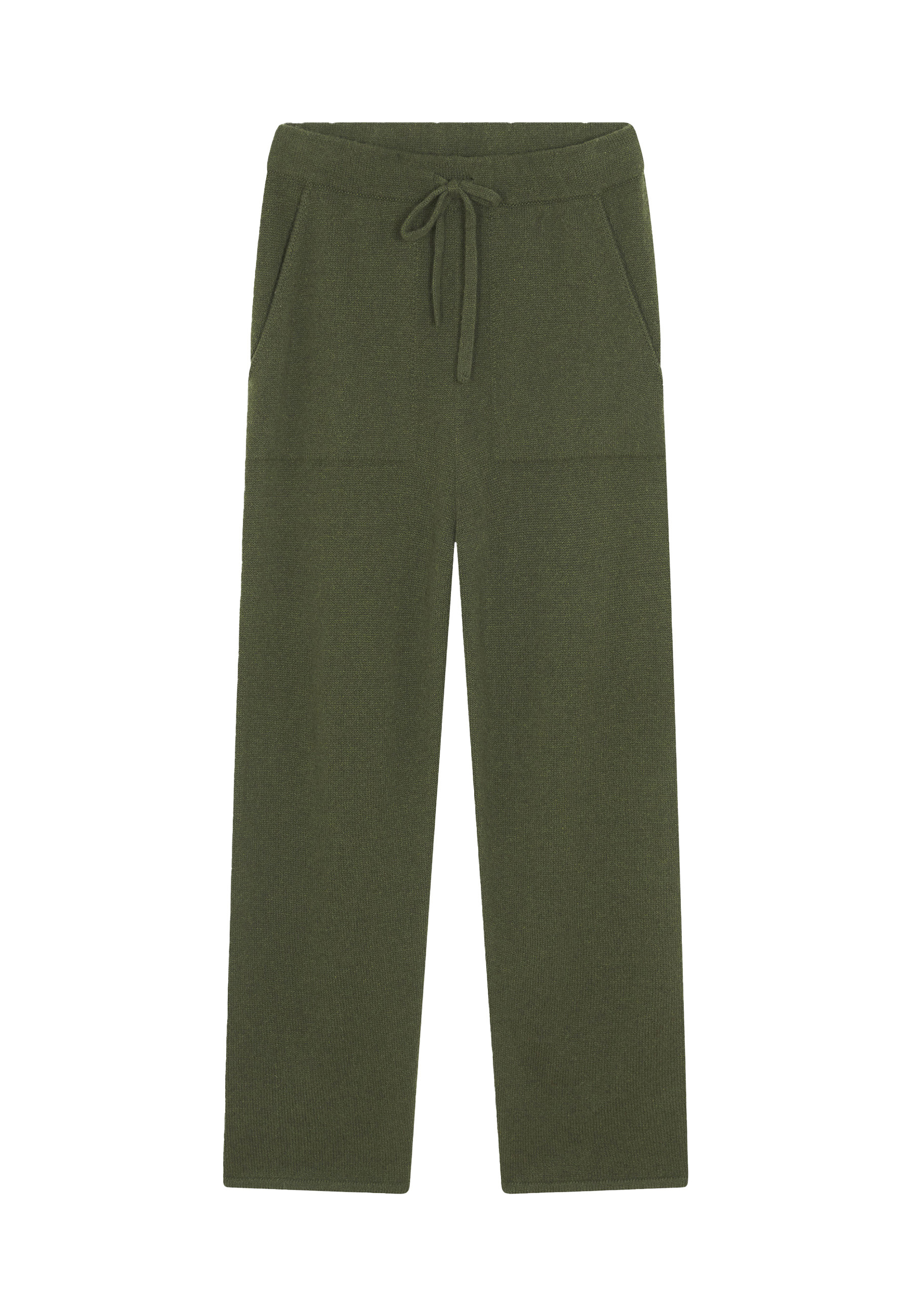 Pantalon avec poches en laine et cachemire - Fabri