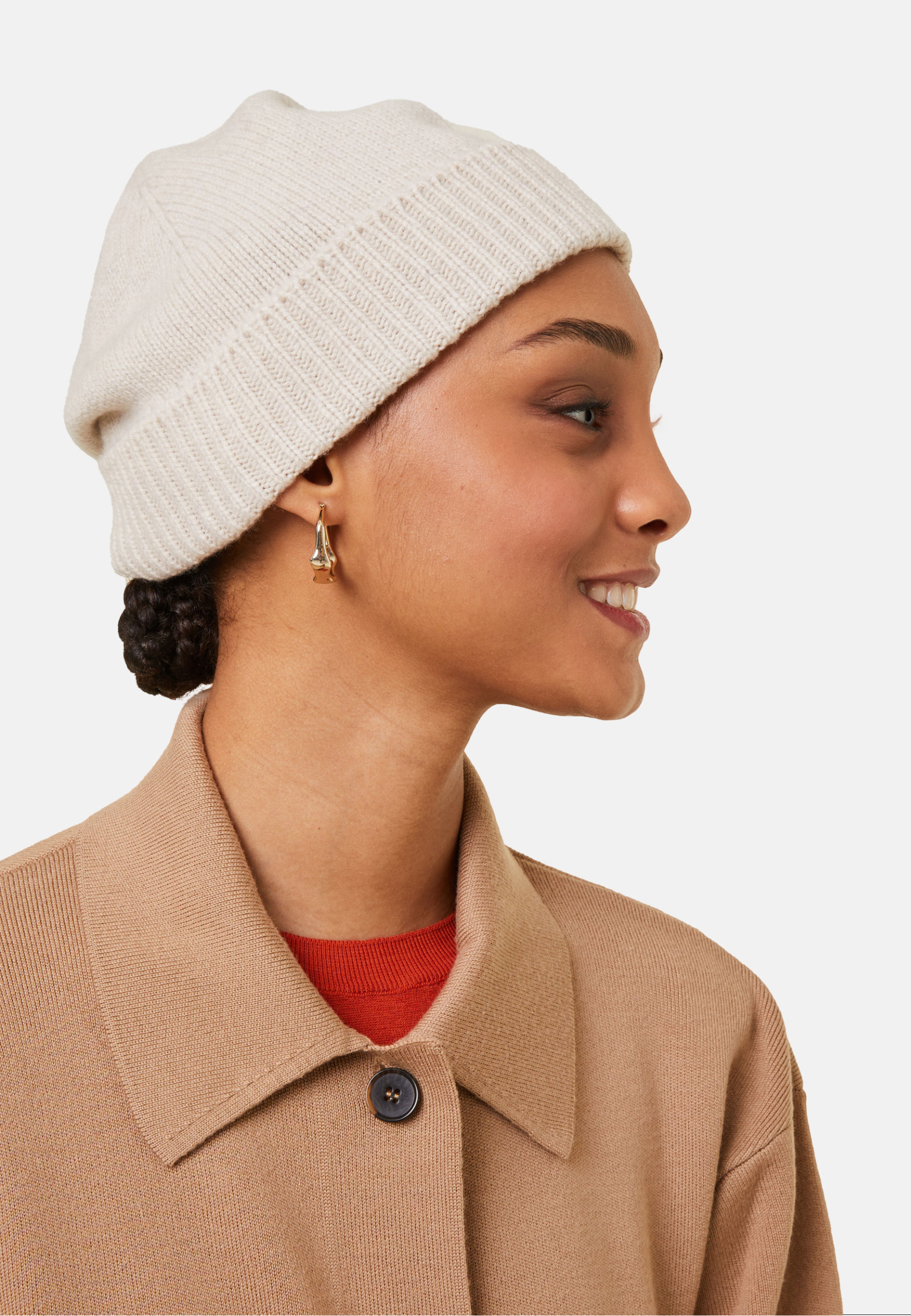 Bonnet unisexe en cachemire et laine recyclés - Gad