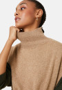 Sleeveless high neck tunic in wool and cashmere - Garance