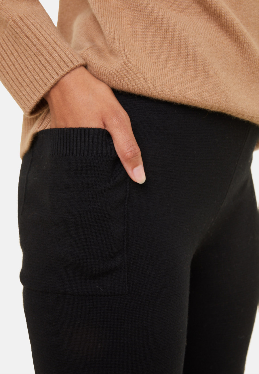 Merino wool pocket pants - Gaetane