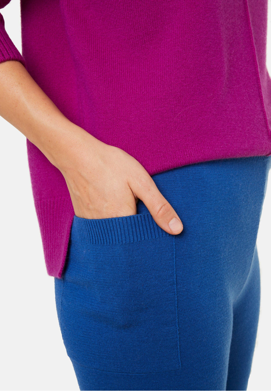 Merino wool pocket pants - Gaetane