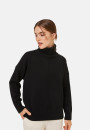 Turtleneck sweater with cashmere slits - Adena