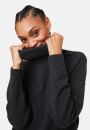 Turtleneck sweater with cashmere slits - Adena
