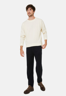 Wool and cashmere round neck sweater - Fado