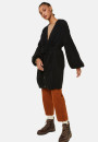 Balloon sleeve buttoned mohair coat - Galilee