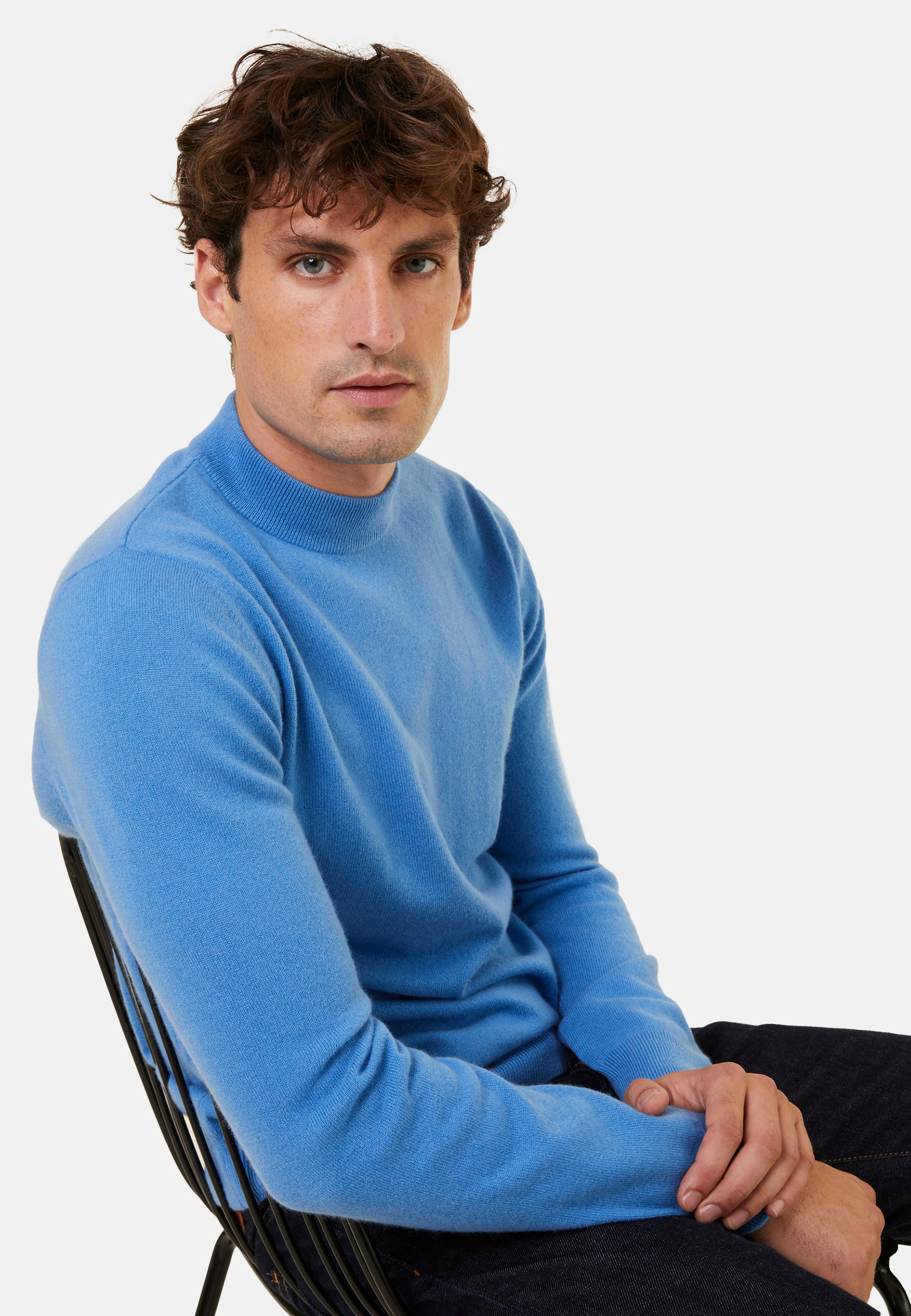 Cashmere high-neck sweater - Esteban
