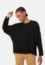 Loose-fit round-neck sweater in merino wool - Guerande