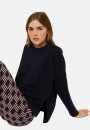 Loose-fit round-neck sweater in merino wool - Guerande