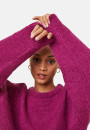 Loose two-tone mohair sweater - Gaby