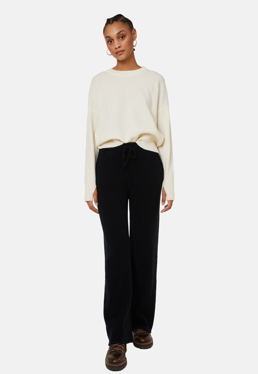 Cropped wool and cashmere turtleneck sweater - Galya