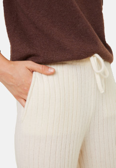 Pantalon fluide en laine et cachemire - Galya