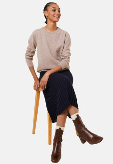 Cashmere round neck sweater - Abeline