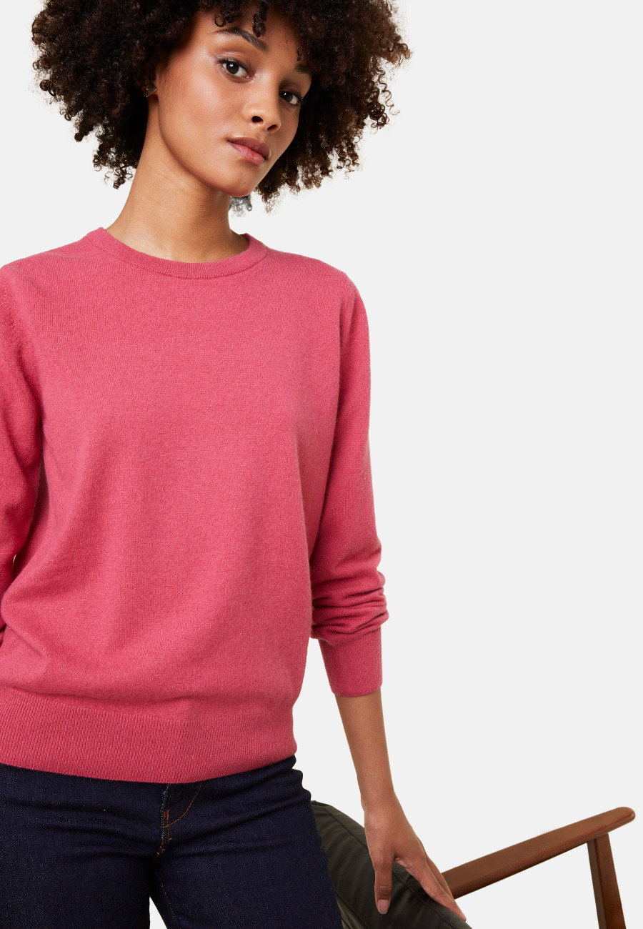 Suéter de cashmere com gola redonda - Abeline