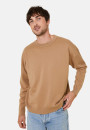 Loose-fit round-neck sweater in merino wool - Felix