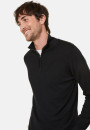 Trucker neck sweater with logo in merino wool - Ryan