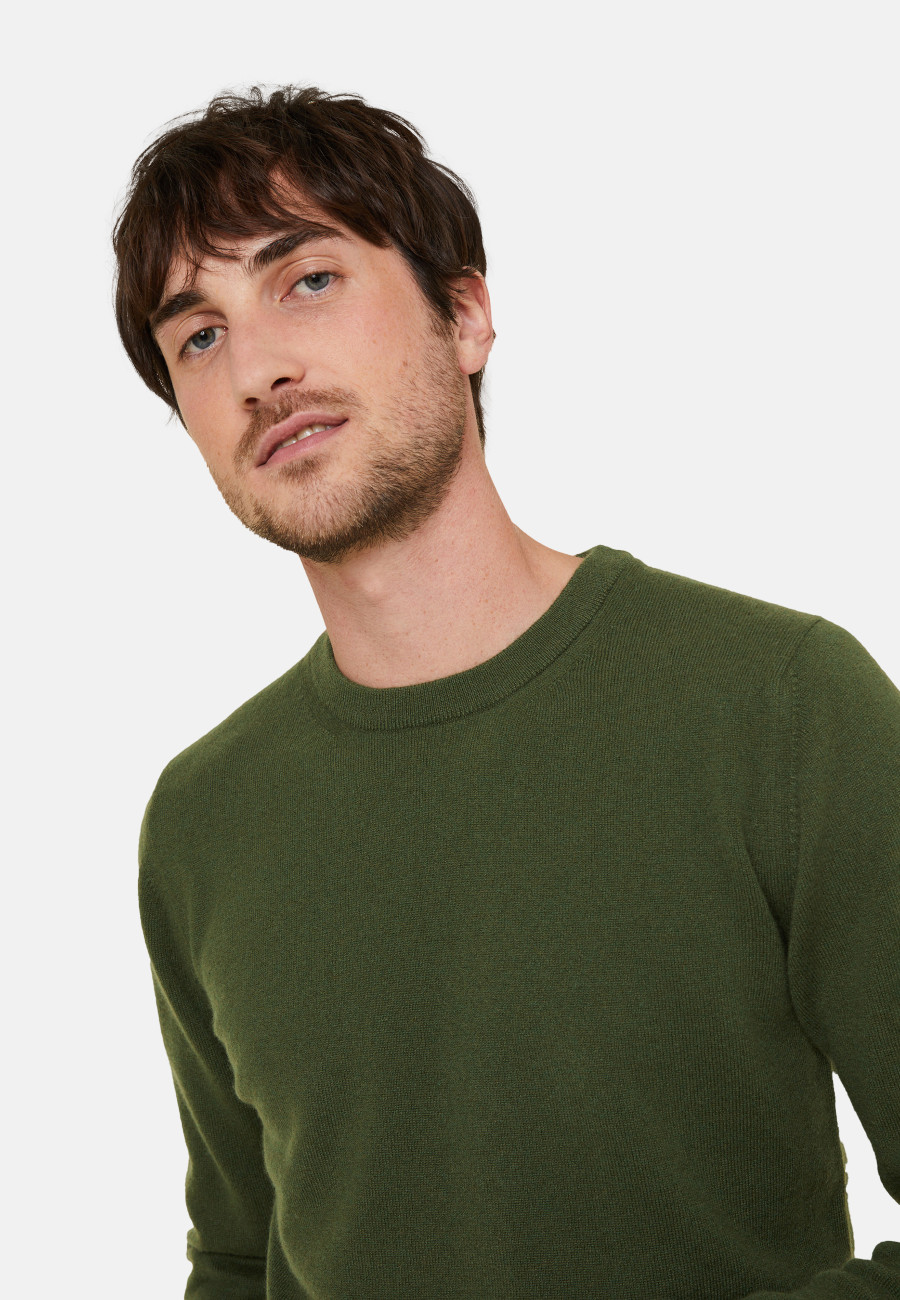 Suéter de cashmere com gola redonda - Evain