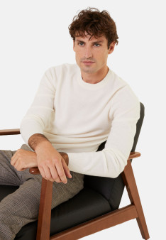 Pull col rond en cachemire - Evain