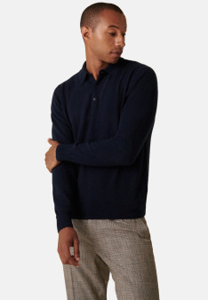 Cashmere polo neck sweater - Emerson