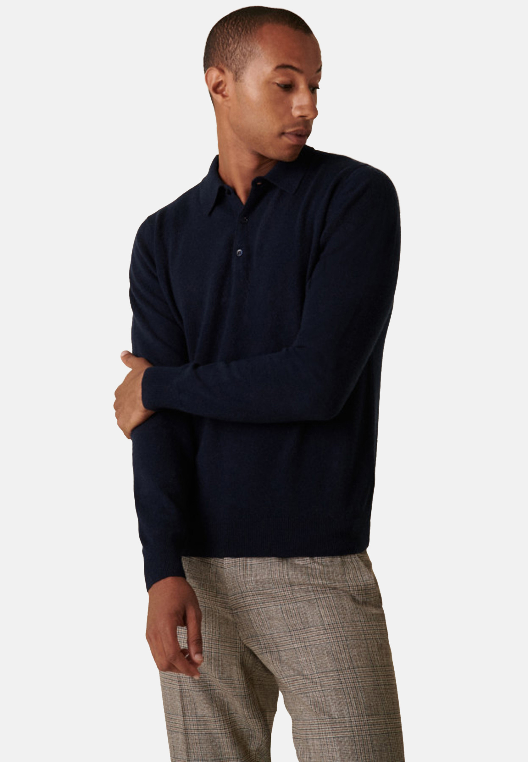 Pull col polo en cachemire - Emerson