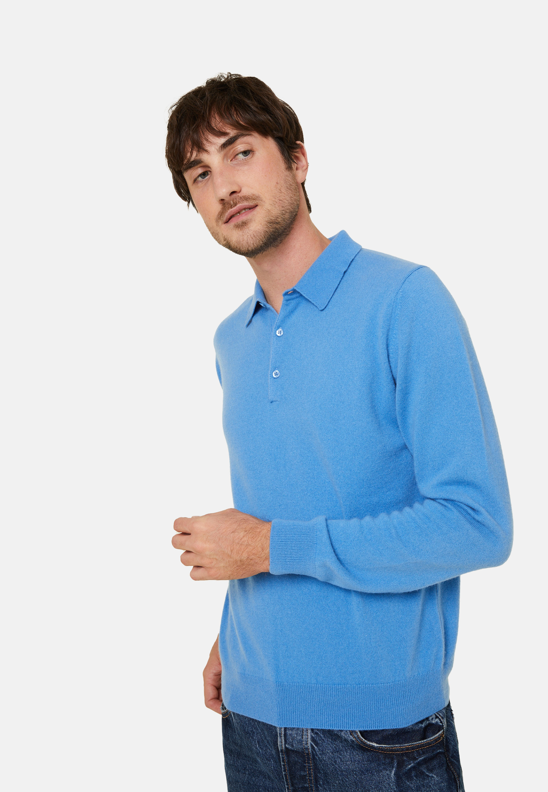 Cashmere polo neck sweater - Emerson