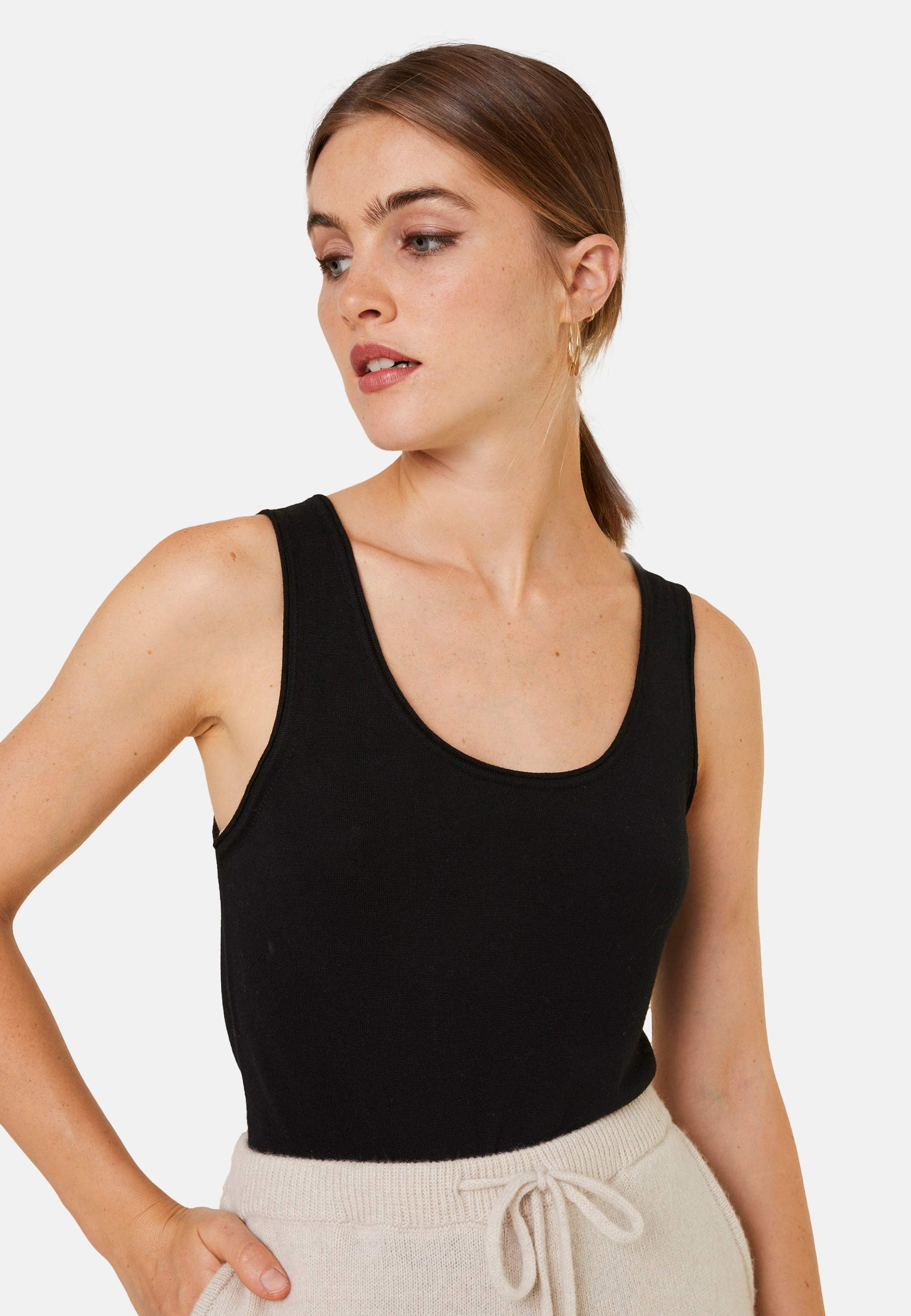 Bamboo cashmere tank top - Aetim