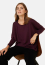 Loose-fitting merino wool round neck sweater - Azel