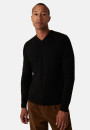 V-neck sweater with logo in merino wool - Elmo