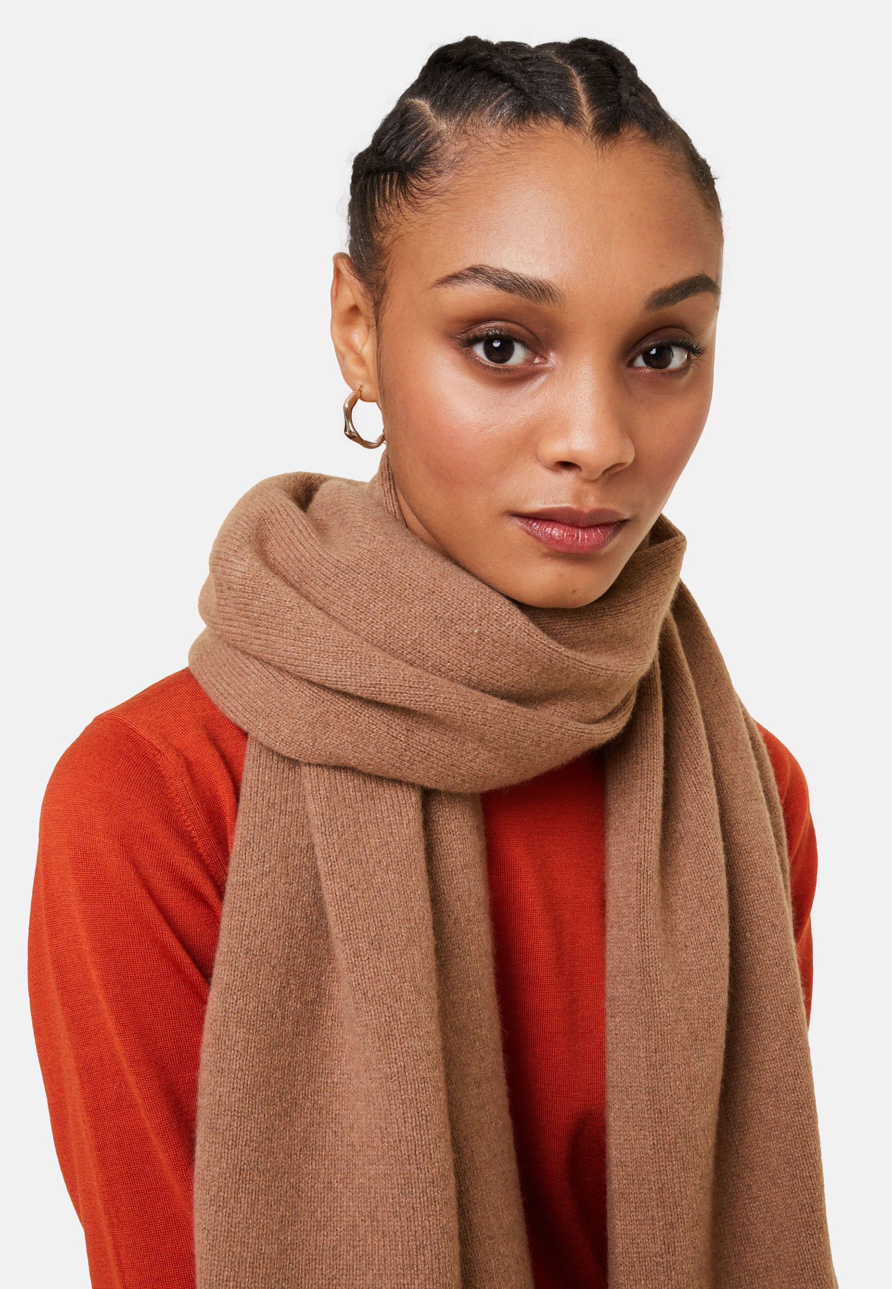 Unisex scarf in recycled cashmere and wool - Gabrias