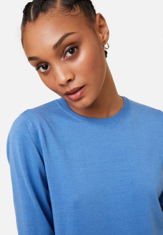 Pull col rond en laine mérinos - Asena