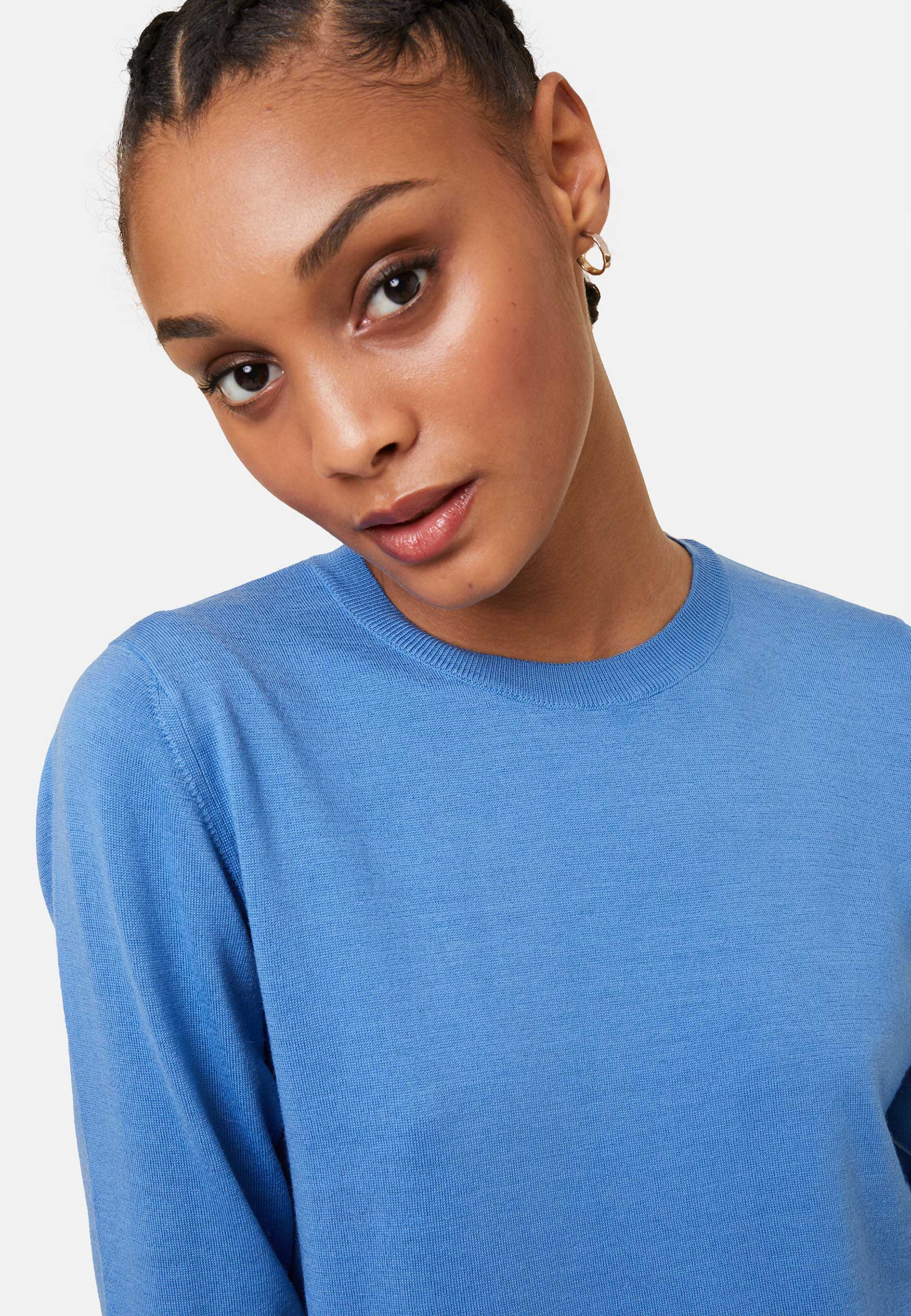 Merino wool round neck sweater - Asena