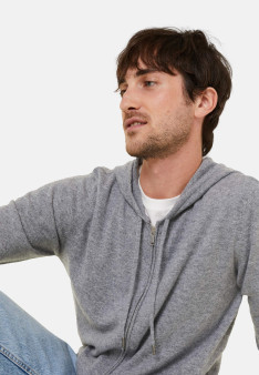 Cashmere Zip Hoodie - Bradley