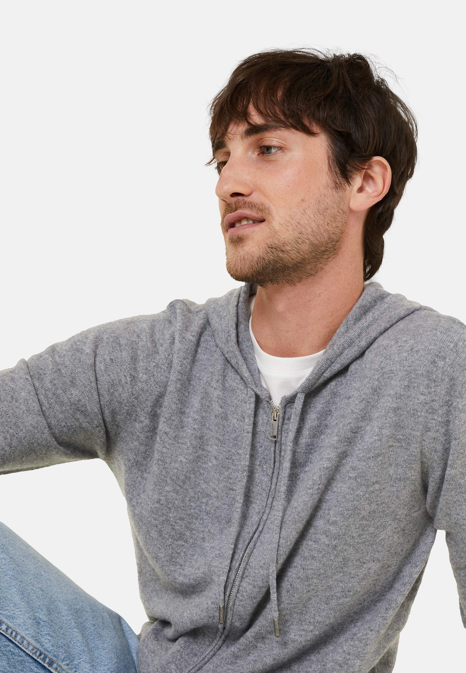 Cashmere Zip Hoodie - Bradley