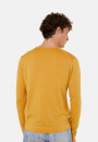 Round-neck merino wool sweater with rolled finishes - Rythme