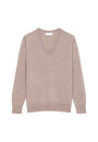 Pull col V en cachemire - Abel 7852 celadon - 94 Vert amande
