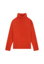Turtleneck sweater with cashmere slits - Adena