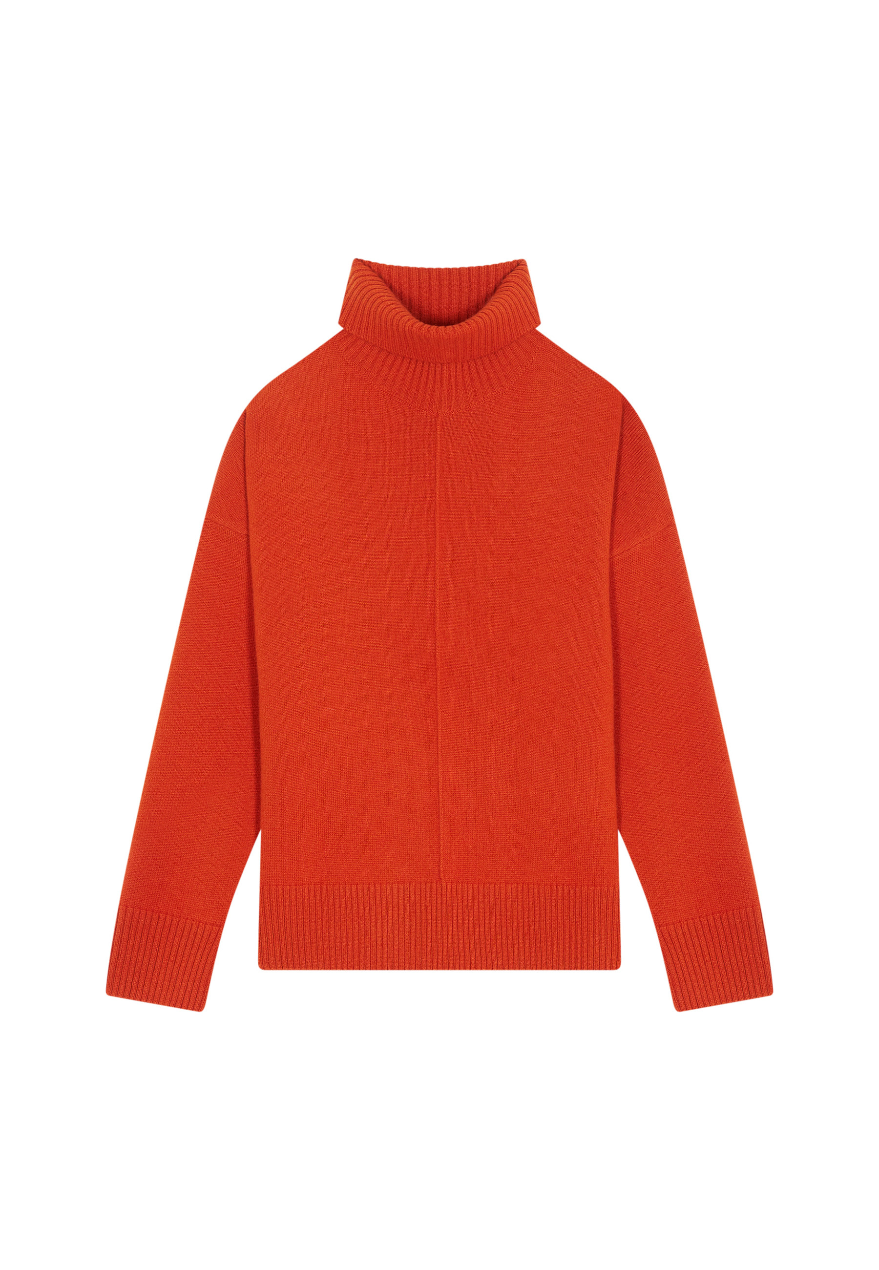 Turtleneck sweater with cashmere slits - Adena