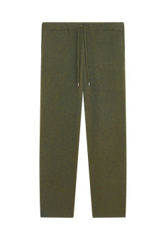 Joggers with pockets in recycled cashmere and wool - Anka