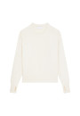 Wool and cashmere mitten-sleeved round-neck sweater - Gemma