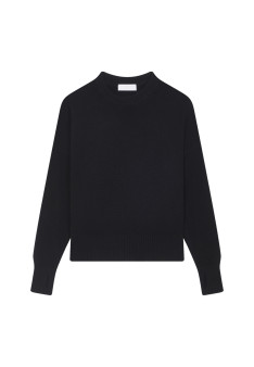 Wool and cashmere mitten-sleeved round-neck sweater - Gemma