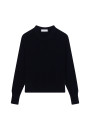 Wool and cashmere mitten-sleeved round-neck sweater - Gemma