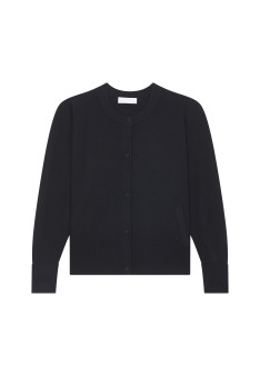 Buttoned jacket with pockets in merino wool - Gaspard