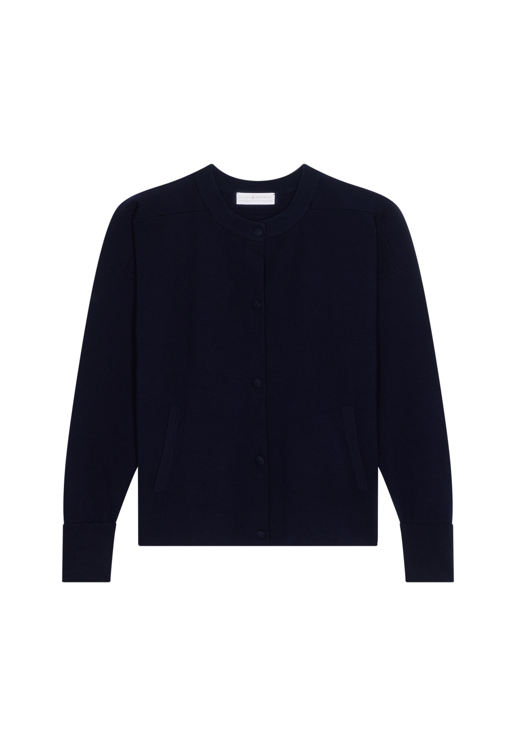 Buttoned jacket with pockets in merino wool - Gaspard